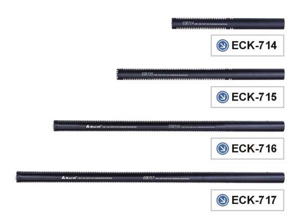 BARDL 枪型指向专业拾音电容话筒 ECK-714/715/716/717