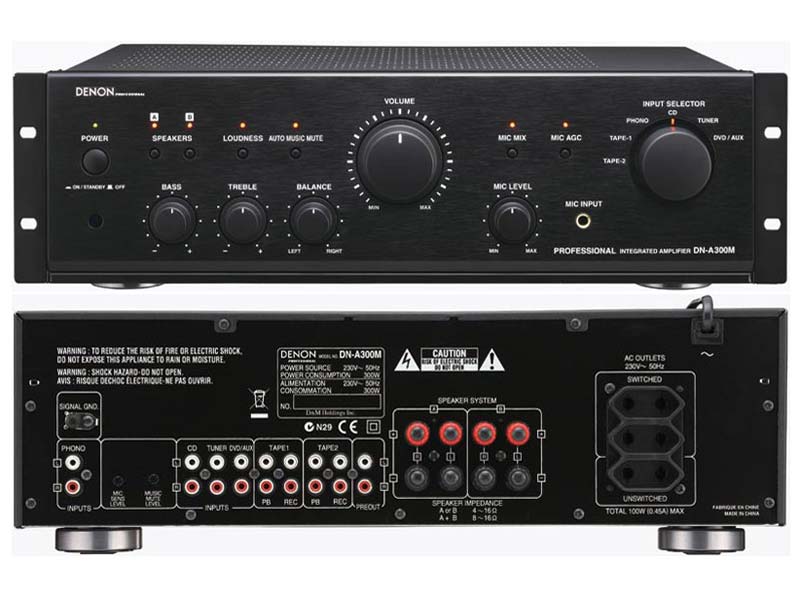 DENON DN-A300M 集成话筒混音功放